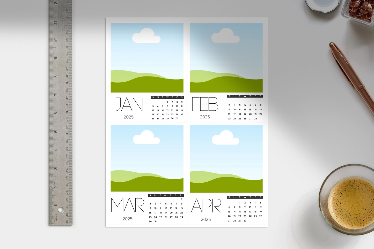 2026 Calendar Photo Magnets