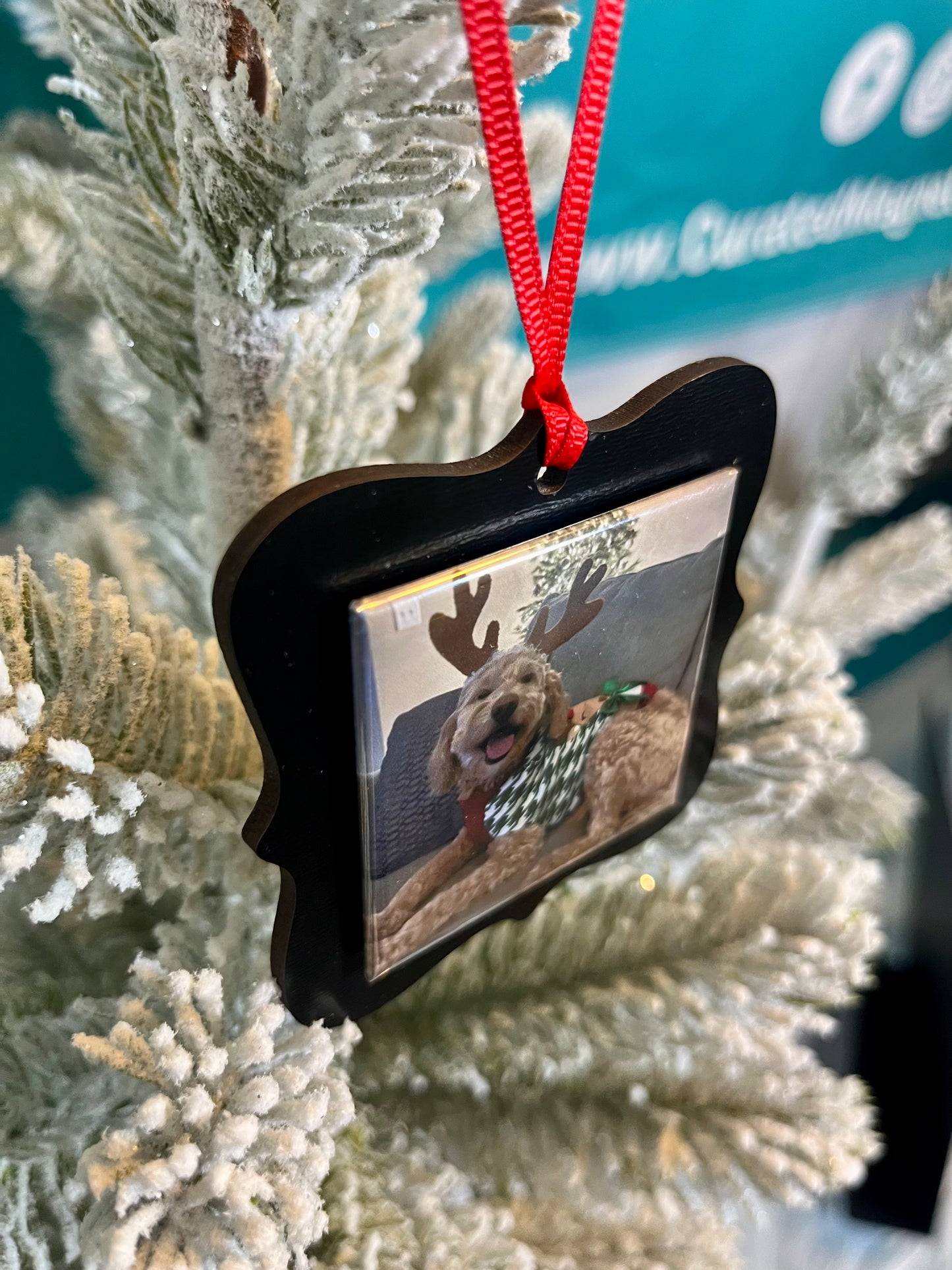 Custom Photo Magnet Ornament