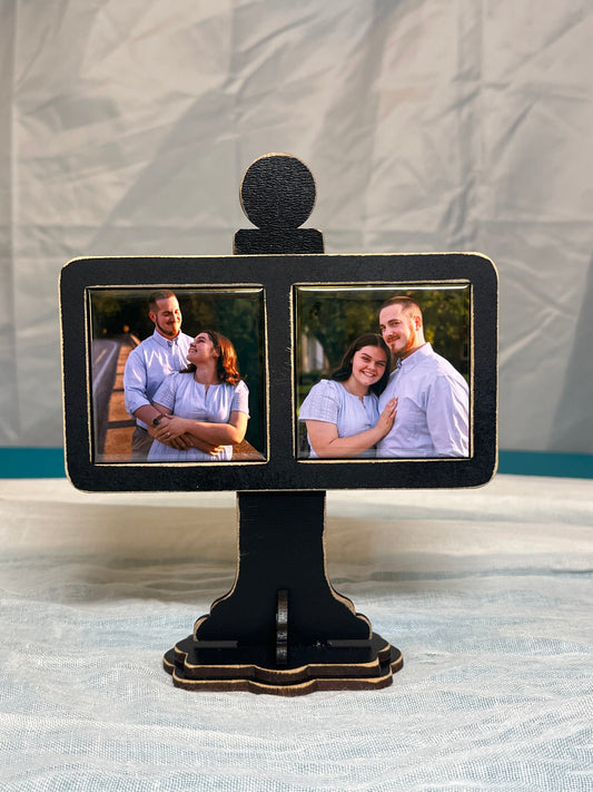 Magnetic Photo Stand with 2 Photo Magnets