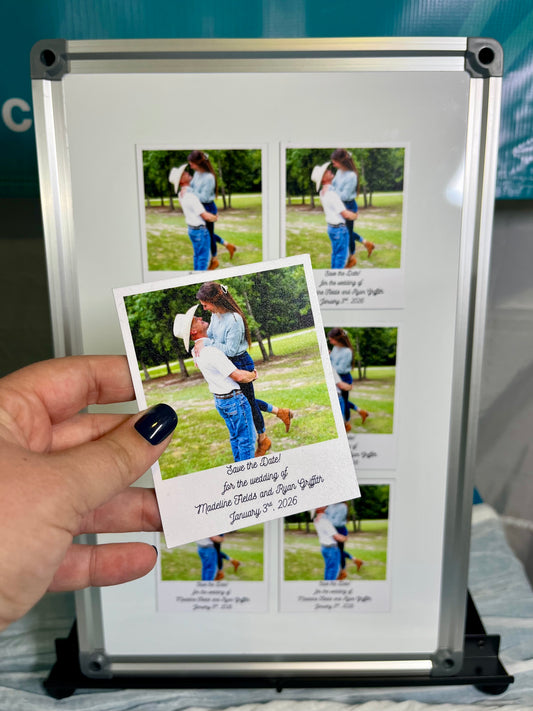 Save the Date Photo Magnets