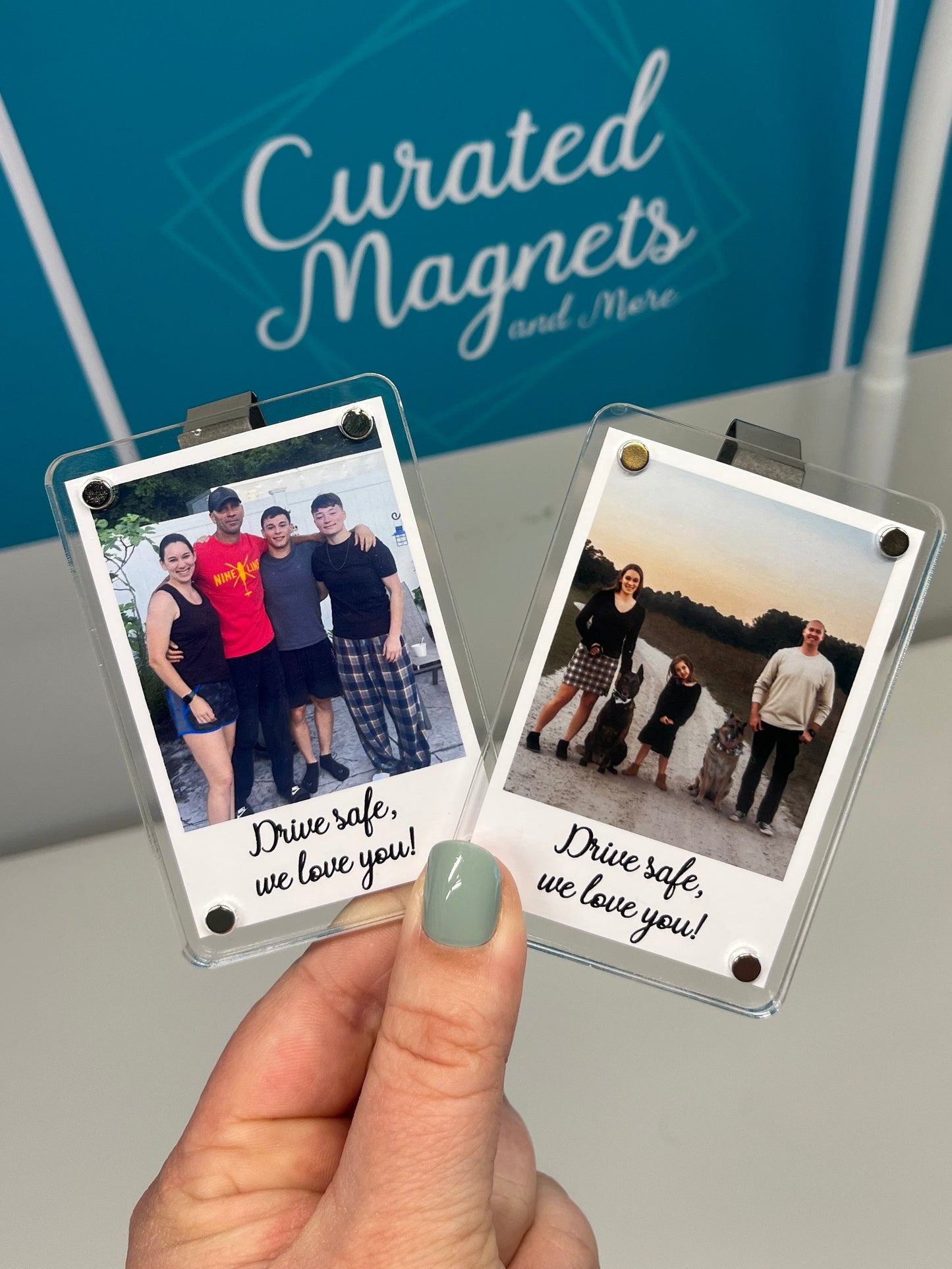 Custom Photo Car Visor Clip