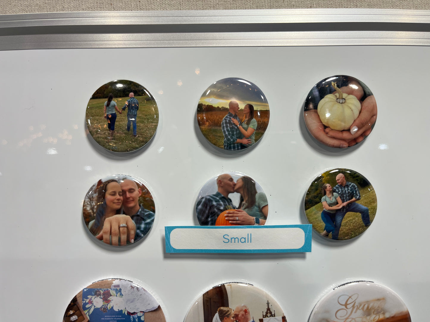 Custom Circle Photo Magnets