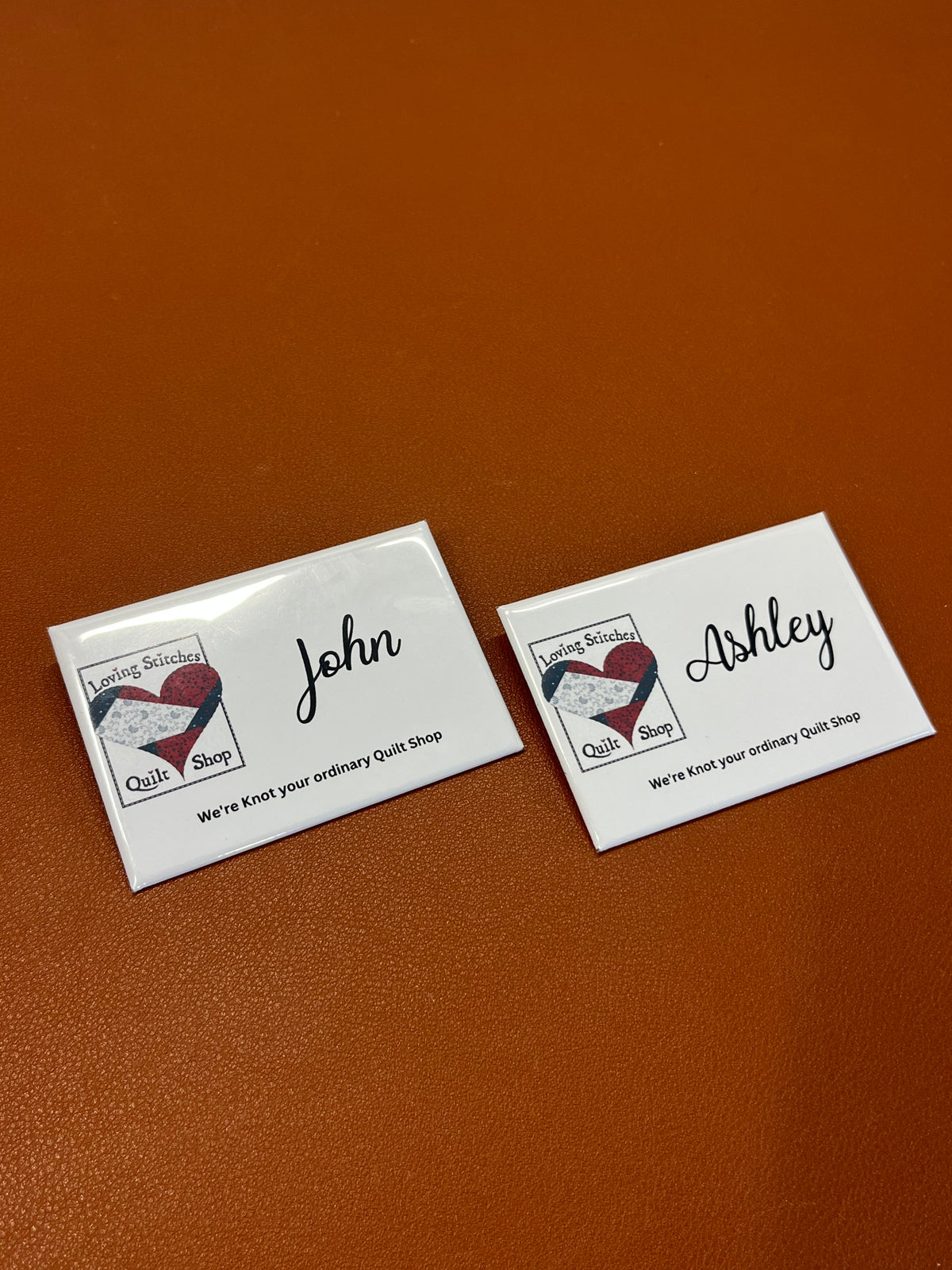 Custom Photo Name Tags