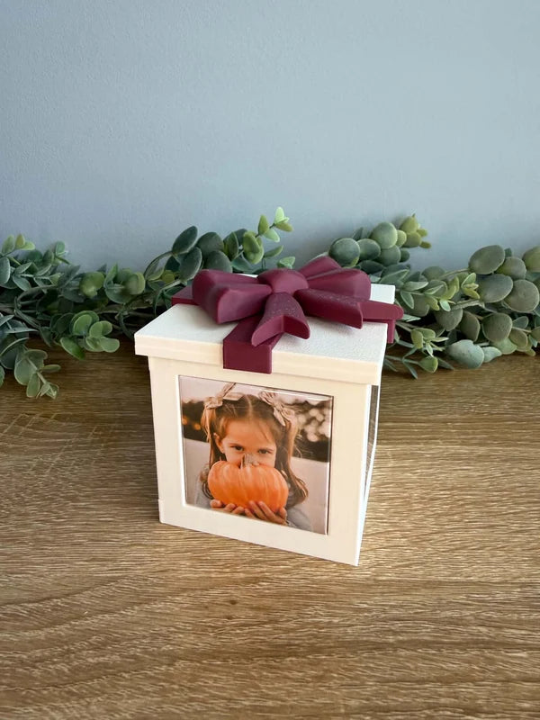 3D Printed Gift Box with 4 Photo Magnets